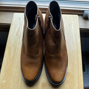 Calden Men's Invisible Height Increasing Elevator Shoes - Brown Leather SIZE 1O